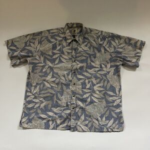 Tori Richard Hawaiian Shirt Floral Mens XL Short Sleeve USA Tropical Beachy USA‎